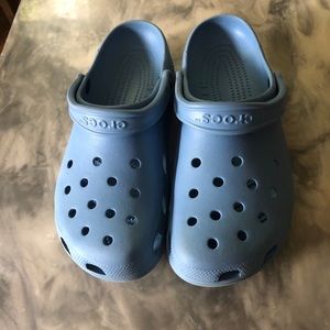Blue crocs